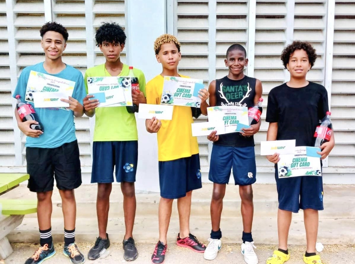 Exitoso campeonato di futbol pa alumnonan di Maria College MAVO